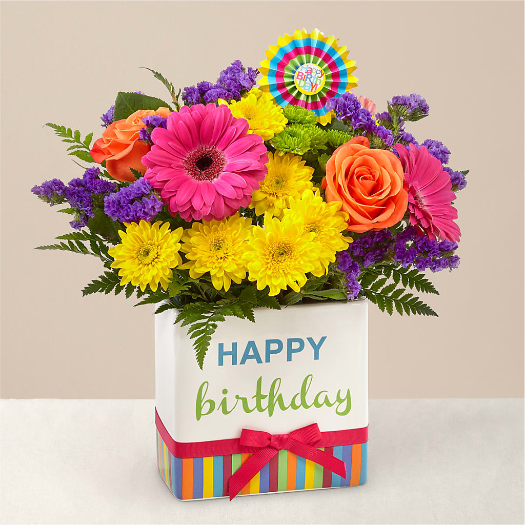 Birthday Brights Bouquet – Four Seasons Florist, Clarksville TN