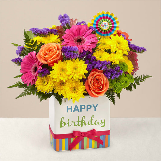Birthday Brights Bouquet – Four Seasons Florist, Clarksville TN