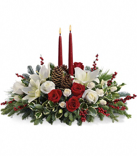 Christmas Wishes Centerpiece – Four Seasons Florist, Clarksville TN