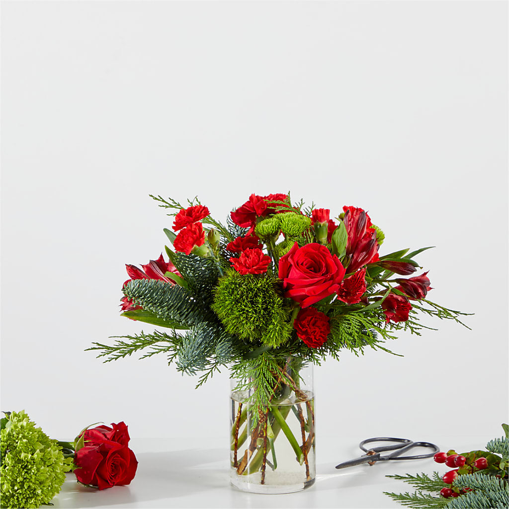 Merry Moment Bouquet – A Florist Original – Four Seasons Florist, Clarksville TN