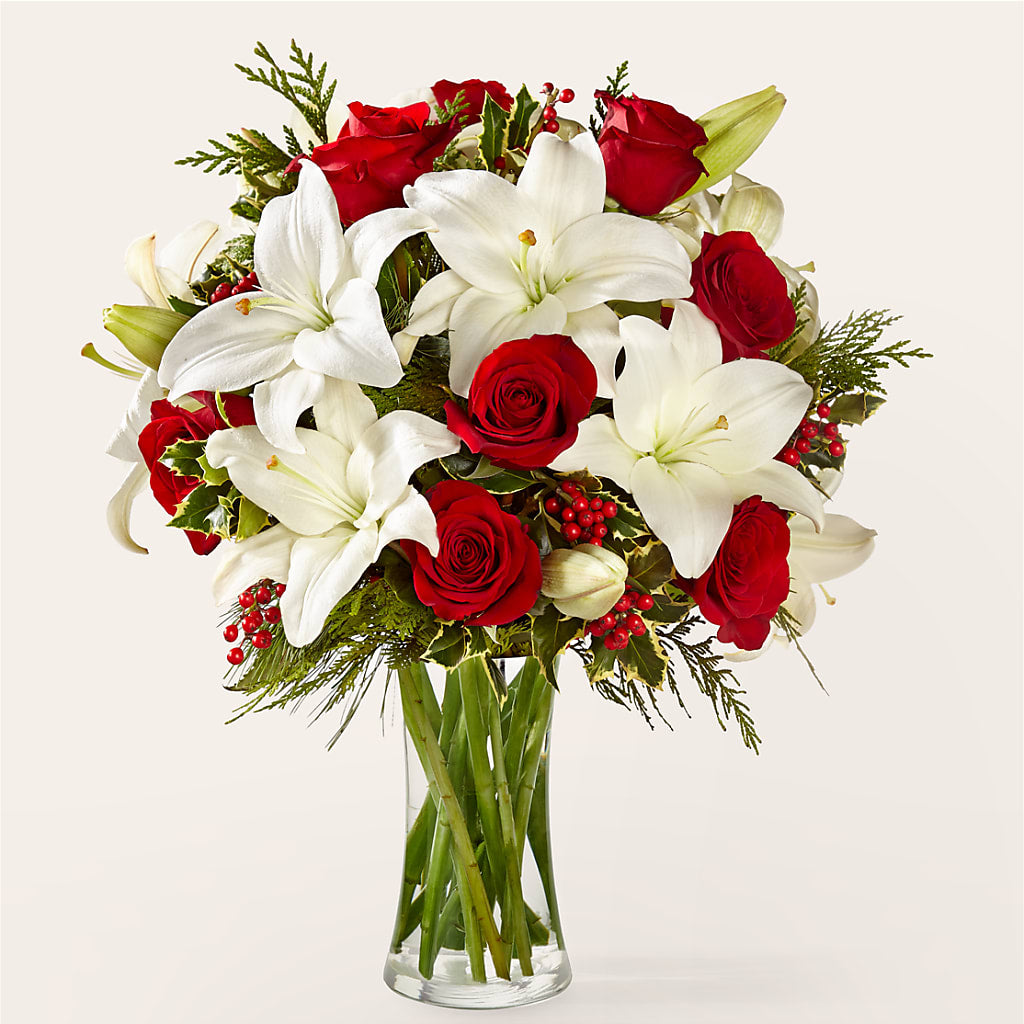 Sparkling Snowflakes Bouquet – Four Seasons Florist, Clarksville TN