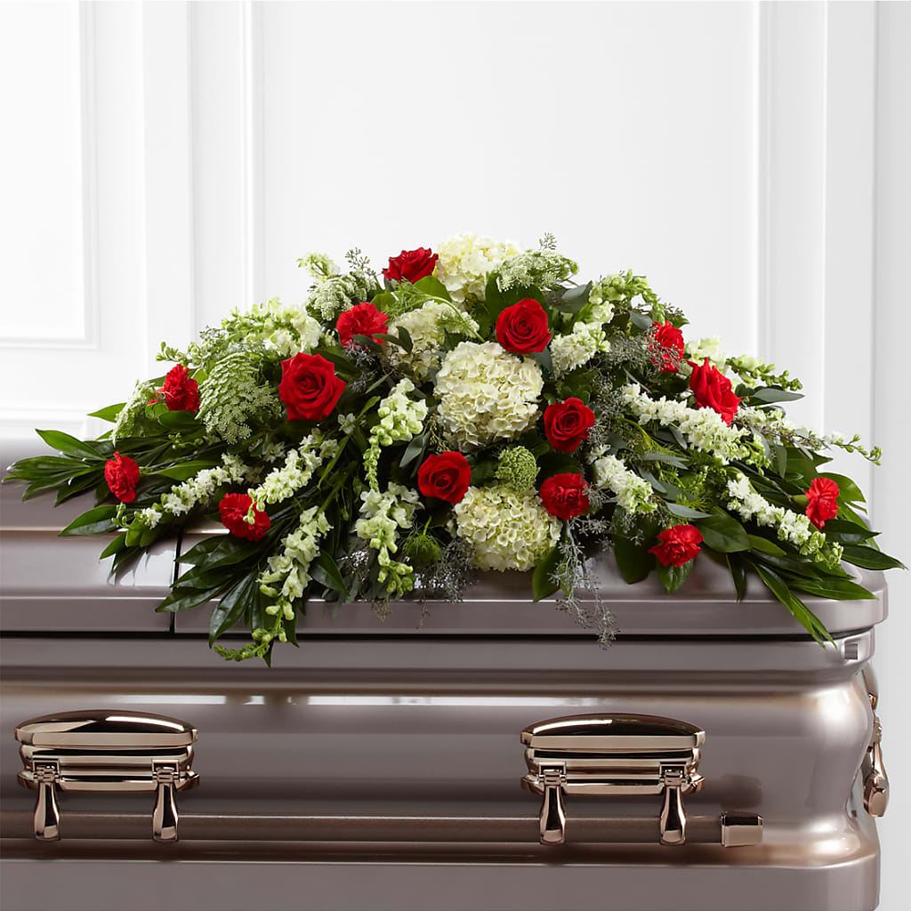 Sincerity Casket Spray – Four Seasons Florist, Clarksville TN
