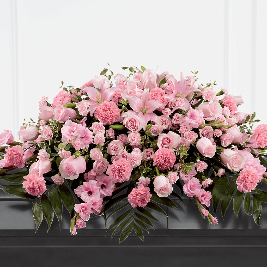 Garden of Comfort Casket Spray (Standard) – Four Seasons Florist, Clarksville TN