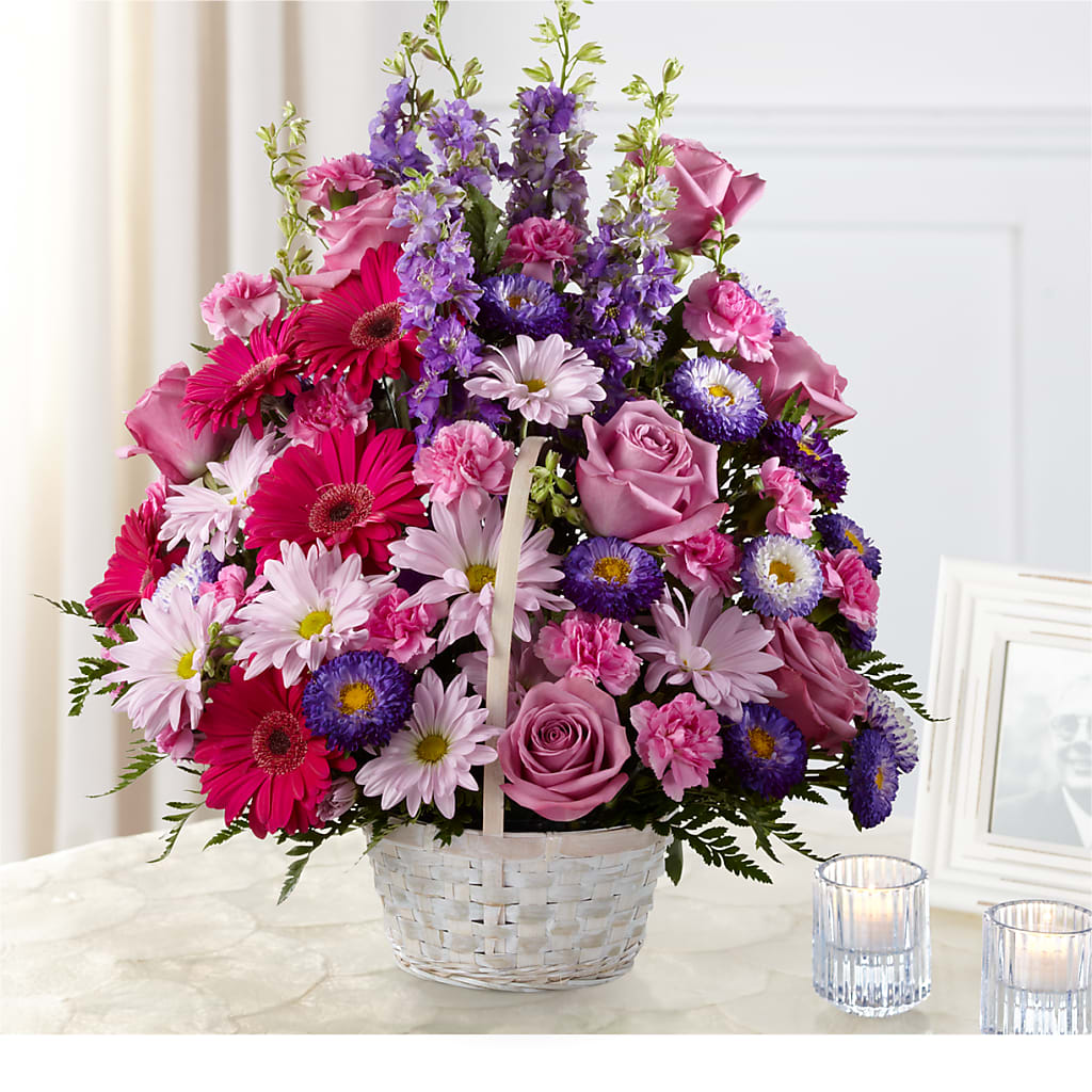 Pastel Peace Basket – Four Seasons Florist, Clarksville TN
