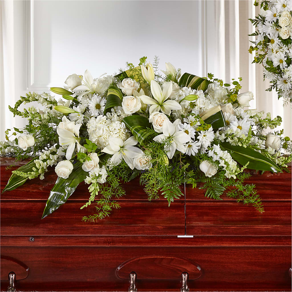 Abundance Casket Spray – Four Seasons Florist, Clarksville TN
