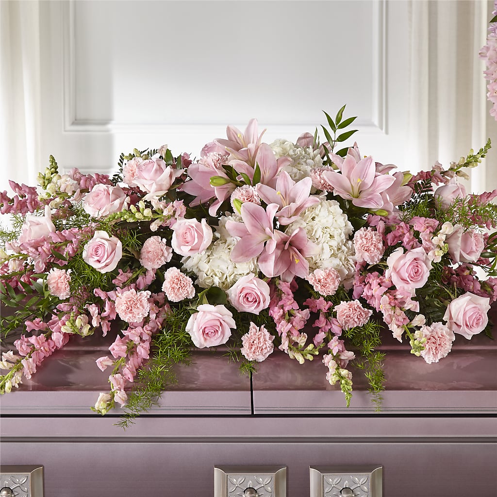 Life & Remembrance Casket Spray – Four Seasons Florist, Clarksville TN