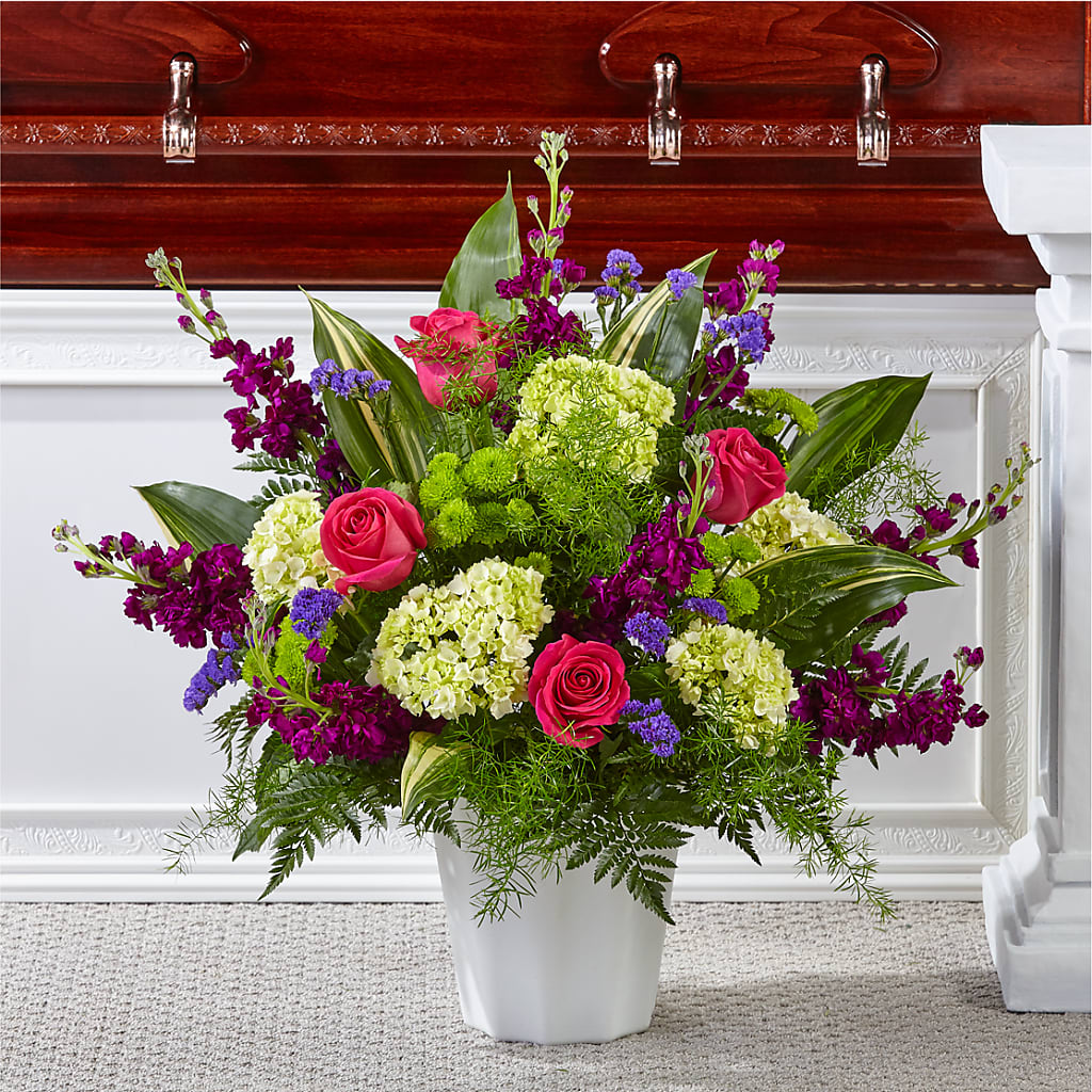 Beautiful Horizons Floor Basket – Four Seasons Florist, Clarksville TN