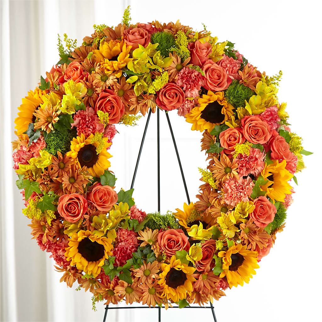 Autumnal Memories Wreath (Standard) – Four Seasons Florist, Clarksville TN