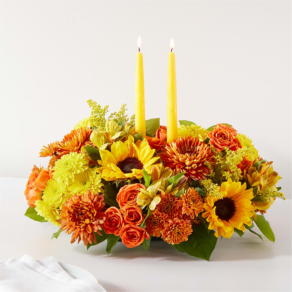 Autumn Harmony Centerpiece – Four Seasons Florist, Clarksville TN