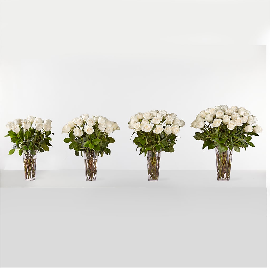 Long Stem White Rose Bouquet –  Four Seasons Florist, Clarksville TN