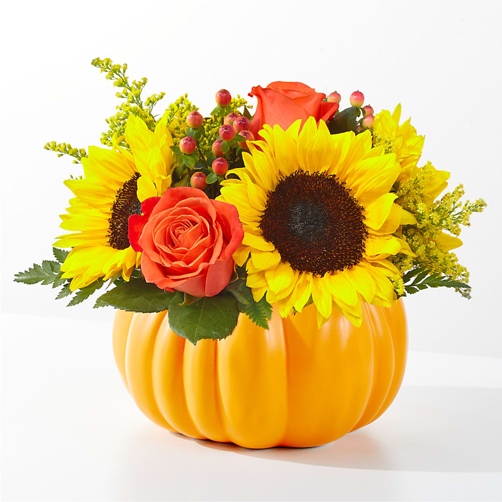Pick of the Patch Pumpkin Bouquet –  Four Seasons Florist, Clarksville TN