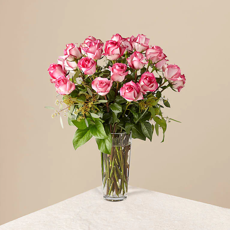 Long Stem Pink Roses