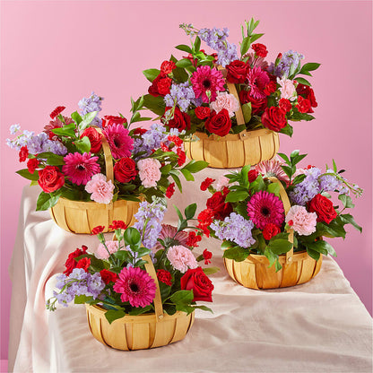 Pink Picnic Basket –  Four Seasons Florist, Clarksville TN