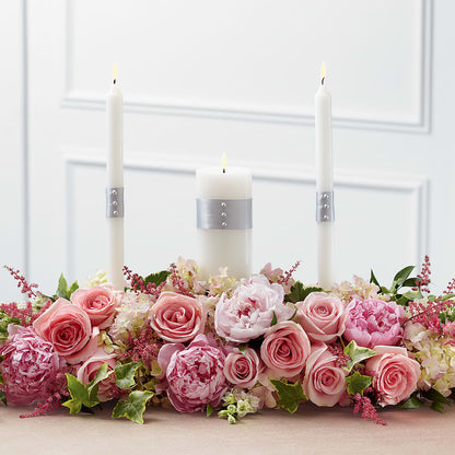 Worldwide Romance Unity Candle Arrangement –  Four Seasons Florist, Clarksville TN